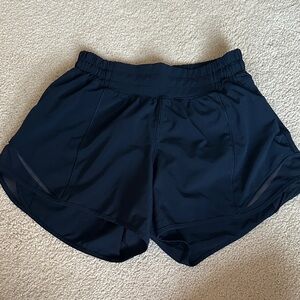 lululemon athletica Navy Athletic Shorts 4”